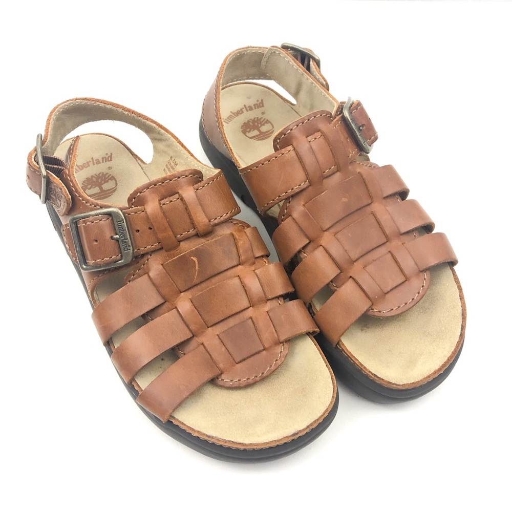 Timberland brown leather Sandals size 8.5